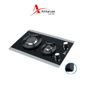 اجاق گاز استیل و شیشه آینه ای اخوان مدل V30