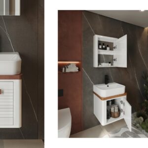 روشویی کابینتی بومرنگ مدل یونیک پلاس 50