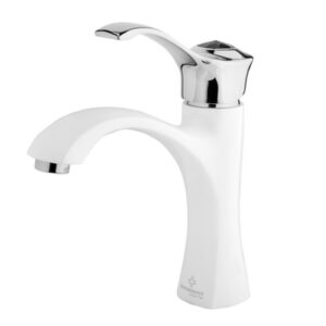 شیر روشویی کریستال سفید کروم