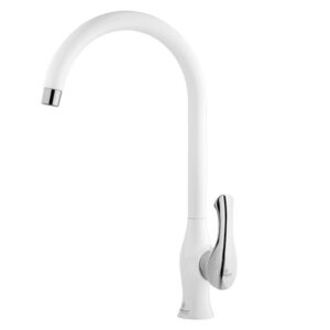 شیر ظرفشویی تیتان سفید کروم